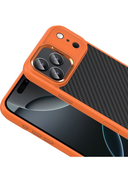 iPhone 17 Pro Max Kılıf M-Safe Şarj Özellikli Karbon Fiber Görünümlü Zore Truva Silikon Kapak + Hayalet Ekran Koruyucu fiyatları