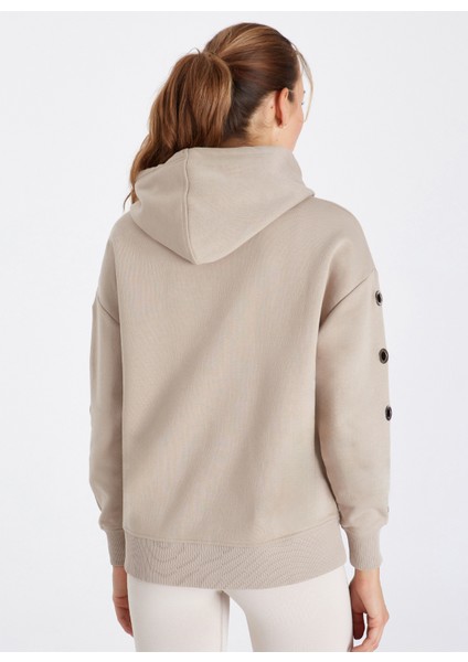 Kapüşon Yaka Taş Kadın Sweatshırt BB56W207W021 modelleri