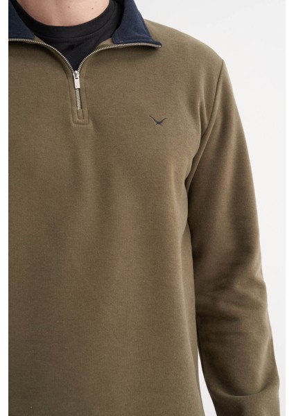 Haki Erkek Sweatshirt 56430 fırsatları
