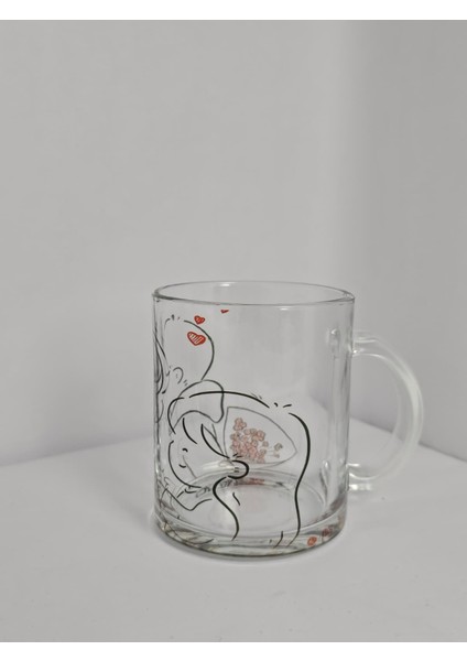 Aşk Figürlü Cam Bardak modelleri