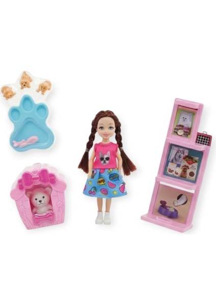 Pet Shop - Köpek Bakım Merkezi Oyun Seti - A8-14 - Sarışın (Lisinya) fiyatları