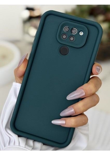 Redmi Note 9 Uyumlu Mat Lansman Parmak Izi Bırakmaz Esnek Silikon Kılıf