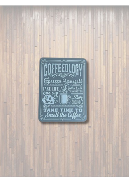 Coffee You’re Not The Bench” Duvar Süsü – Sert Plastik 13X20 cm
