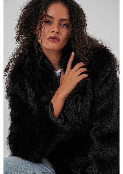 Siyah Kadın Kaban 9156 modelleri