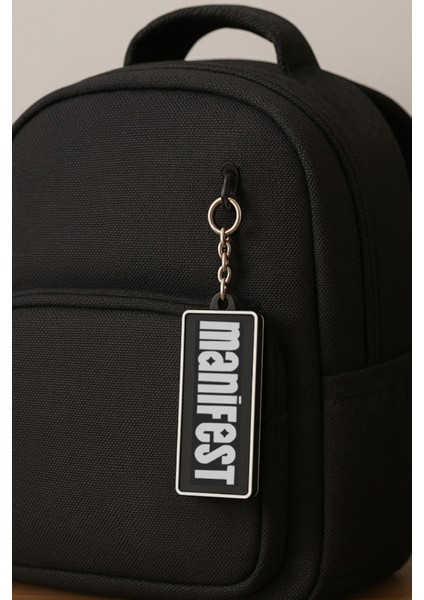 Manifest Temalı Anahtarlık – Özel Tasarım Kalın – Manifest Grubuna Özel fırsatları