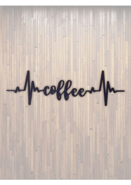 Coffee Loading Yazılı Duvar Süsü – Yuvarlak Sert Plastik 20X20 cm