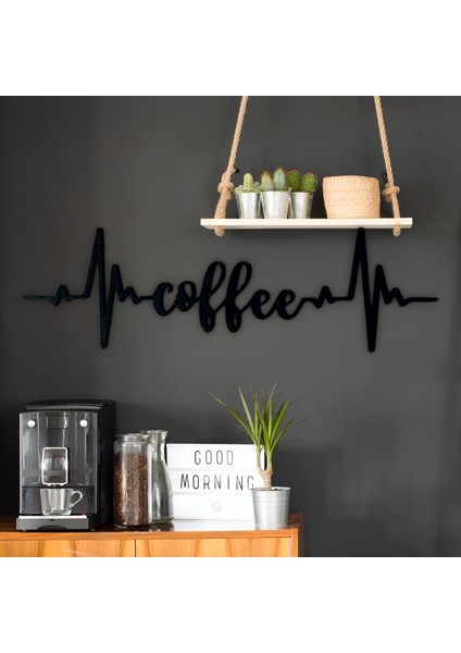 Coffee Loading Yazılı Duvar Süsü – Yuvarlak Sert Plastik 20X20 cm modelleri