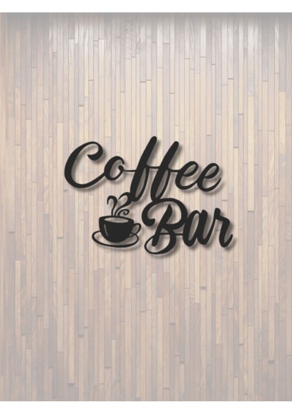 Coffee & Monday Yazılı Duvar Süsü – Sert Plastik 16X20 cm
