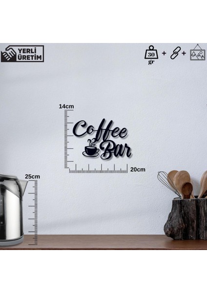 Coffee & Monday Yazılı Duvar Süsü – Sert Plastik 16X20 cm indirimleri