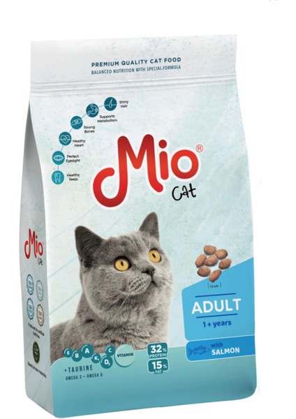 1 kg Somonlu Kedi Maması