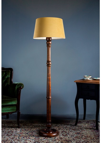 Torinio Torna Ayak Lambader Abajur Avize Aydınlatma Ahşap Naturel Ağaç Country Dekor