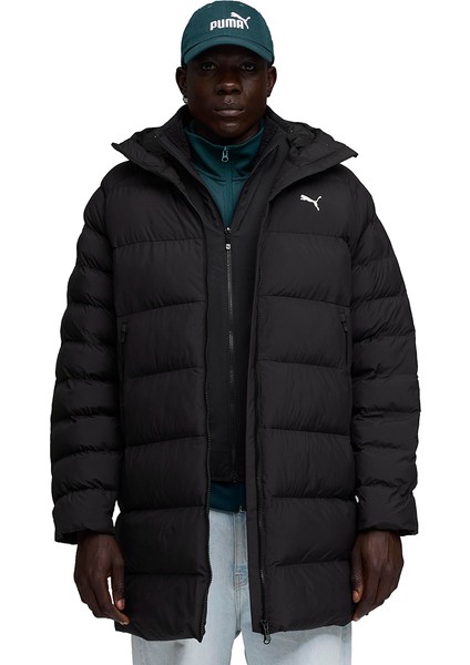 Mono Hooded Erkek Siyah Günlük Stil Mont 68836601