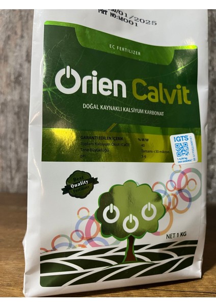 Orien Calvit 1kg Yüzde 40KALSIYUM Içerikli Doğal Kalsiyum modelleri