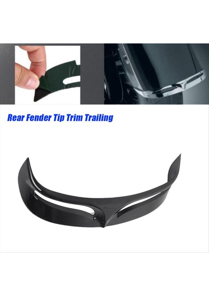 Siyah Arka Çamurluk Ipucu Trim Kabuk Için Harley Fat Boy Flstf Flstfb 2010-2017 Arka Çamurluk Kenar Ayar Kapağı (Yurt Dışından) fiyatları