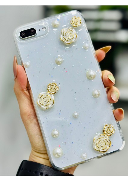 Iphone 7 Plus ve 8 Plus Uyumlu Inci Gül Oyuncak Tasarımlı Esnek Silikon Kılıf fiyatları