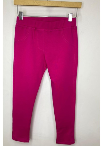 Kız Bebek 1-5 Yaş Penye Uzun Tayt 3157 Fuşya fırsatları