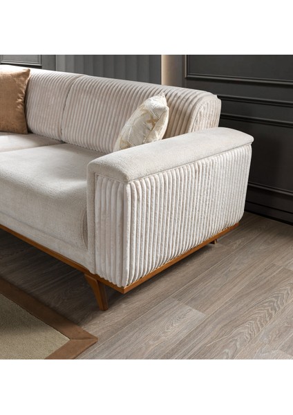 3'lü Kanepe - Sırt Atlamalı Yatak