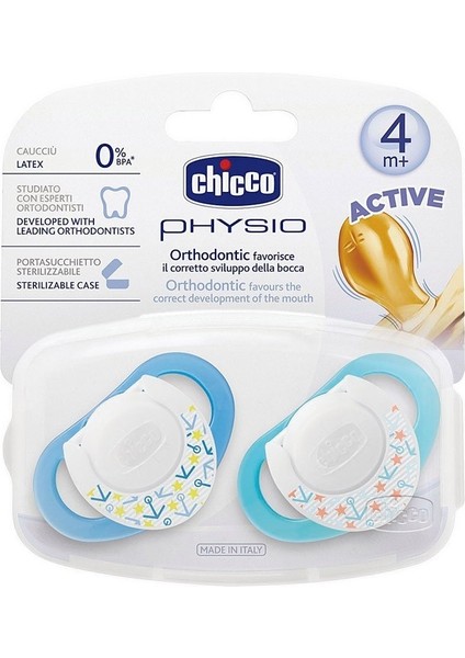 Physio Kauçuk Emzik +4ay - Mavi modelleri