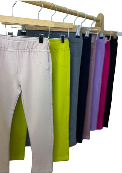 Kız Bebek 1-5 Yaş Penye Uzun Tayt 3157 Taş Rengi fırsatları