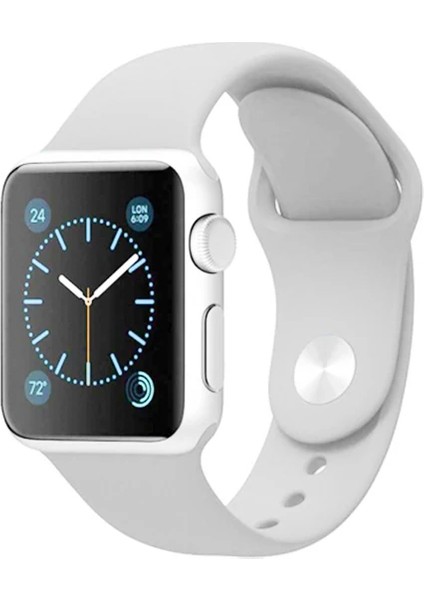 Ally Apple Watch 7-8 45MM 6-5-4 44MM Silikon Kordon Kayış 3-2-1 42MM-(5775) - ?69?40E5-4G5769 indirimleri