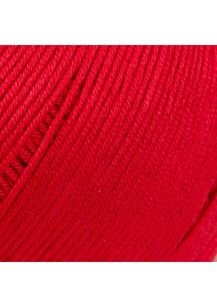 Mercerized Cotton Kırmızı El Örgü Ipi - 19 - 33597 fiyatları