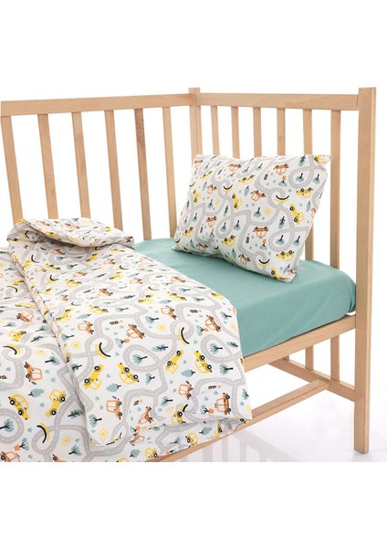 Erkek Bebek Nevresim Takımı Poplin 100 x 150CM