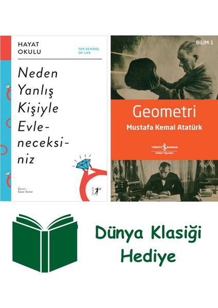 Hayat Okulu - Neden Yanlış Kişiyle Evleneceksiniz + Geometri + Dünya Klasiği Hediye