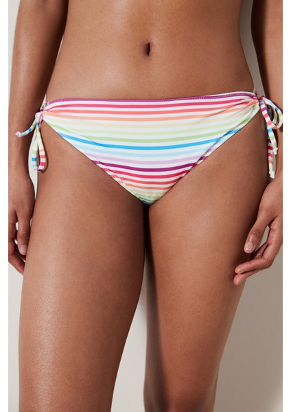 Nia Çizgili Bikini Altı