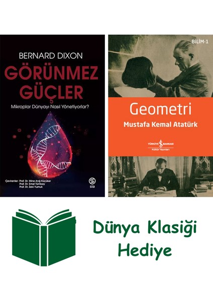 Görünmez Güçler + Geometri + Dünya Klasiği Hediye