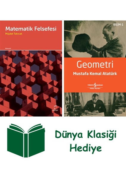 Matematik Felsefesi + Geometri + Dünya Klasiği Hediye