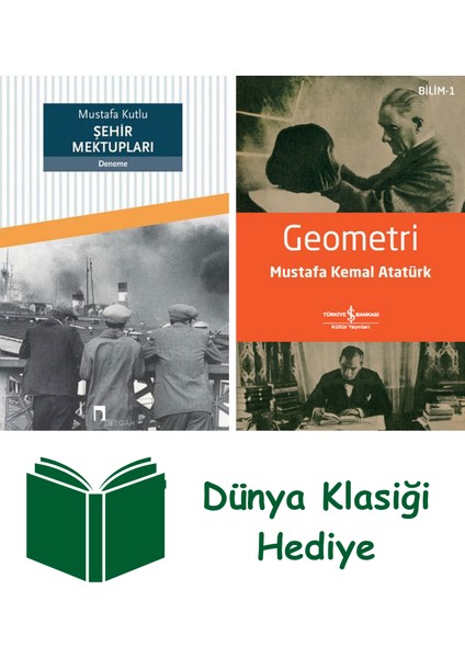 Şehir Mektupları + Geometri + Dünya Klasiği Hediye