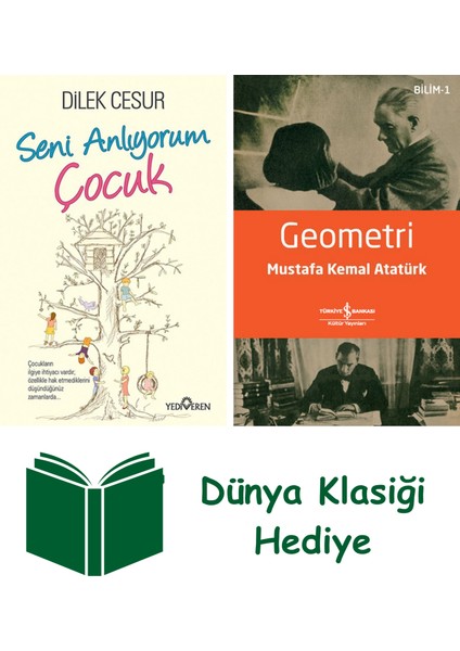 Seni Anlıyorum Çocuk + Geometri + Dünya Klasiği Hediye
