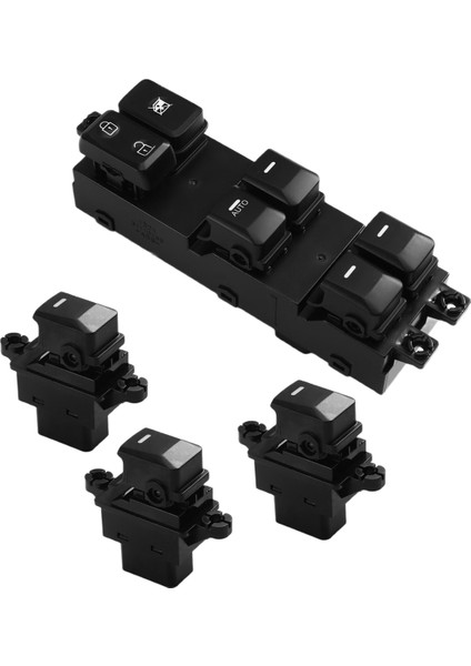 Kia Morning Pıcanto Araba Parçaları 93570-1Y200 93575-1Y000 Için 1 Takım Yeni Elektrikli Cam Kontrol Anahtarı Düğmesi Kaldırma Regülatörü (Yurt Dışından) modelleri