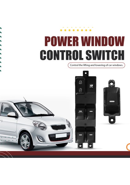 Kia Morning Pıcanto Araba Parçaları 93570-1Y200 93575-1Y000 Için 1 Takım Yeni Elektrikli Cam Kontrol Anahtarı Düğmesi Kaldırma Regülatörü (Yurt Dışından) fırsatları