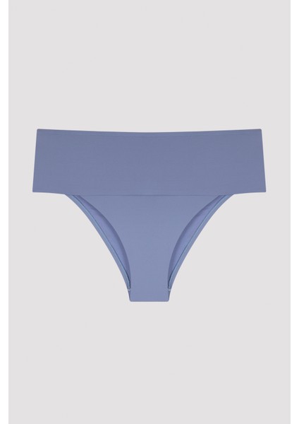 Koyu Mavi Clean Vintage Yüksek Bel Bikini Altı
