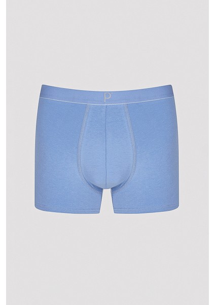Erkek Pamuklu Blueish 3lü Boxer