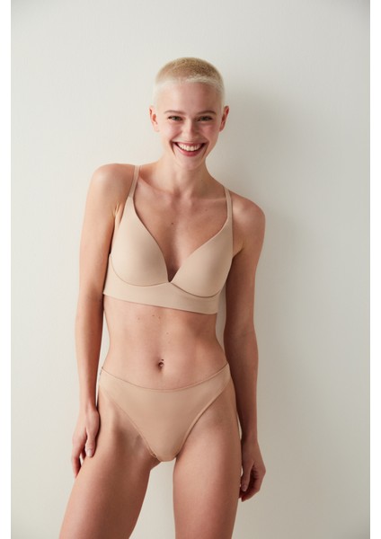 #hiççamaşırı Bej Balensiz Süper Bralet
