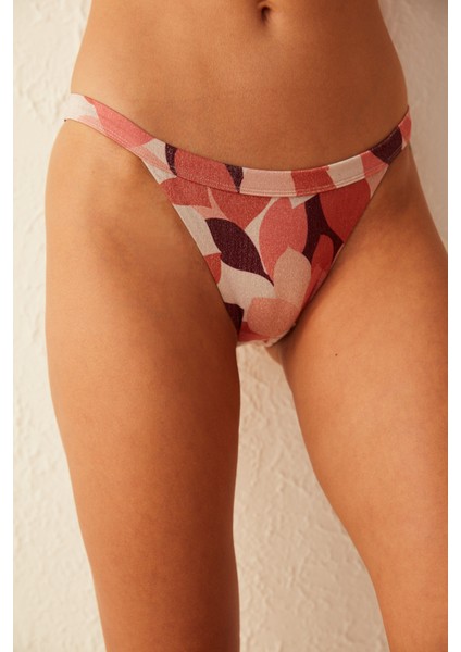 Çok Renki Simli Sparkle Süper Bikini Altı