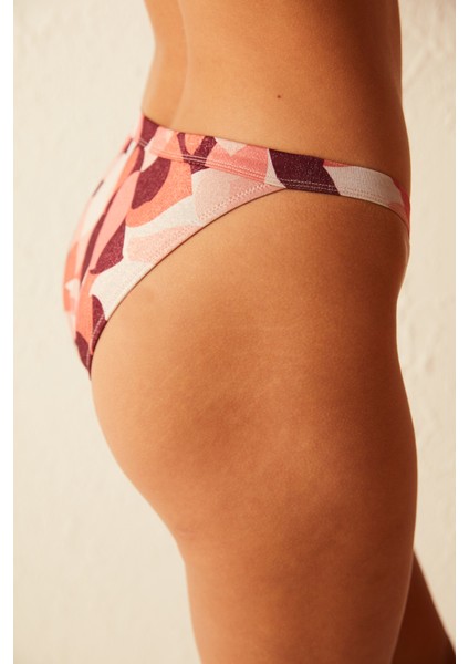 Çok Renki Simli Sparkle Süper Bikini Altı