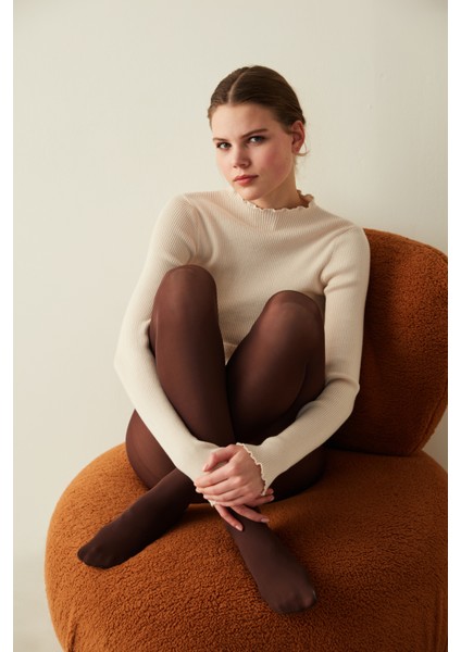 Micro 40 Mürdüm Külotlu Çorap-Pentilicious fırsatları