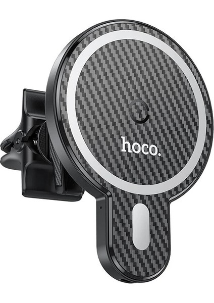 Hoco CA85 Araç Havalandırma Bölmesi 15W Kablosuz Hızlı Şarj Telefon Tutucu-(57 - ?61?76E6-0G5