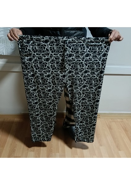 Kadın Bayan Büyük Battal Extra Turbo Jumbo Beden Süet Penye Kumaş 2 Yan Cepli Pantolon Eşofman Altı Pijama Altı 130 Kilograma Kadar Olur Bol Likralı Esneyen Kumaş Bel Lastikli Süs Bagcıklı fiyatları