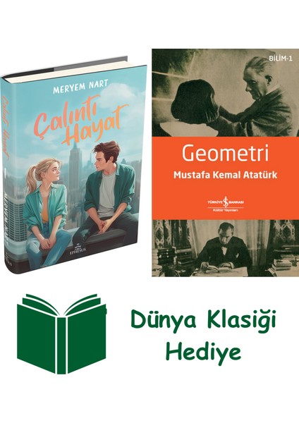 Çalıntı Hayat 1 (Ciltli) + Geometri + Dünya Klasiği Hediye