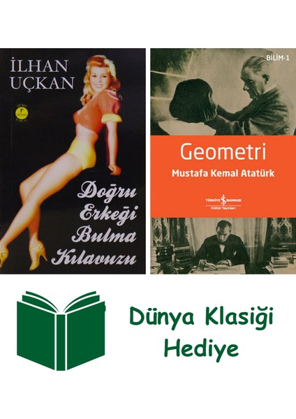 Doğru Erkeği Bulma Kılavuzu (Cep Boy) + Geometri + Dünya Klasiği Hediye