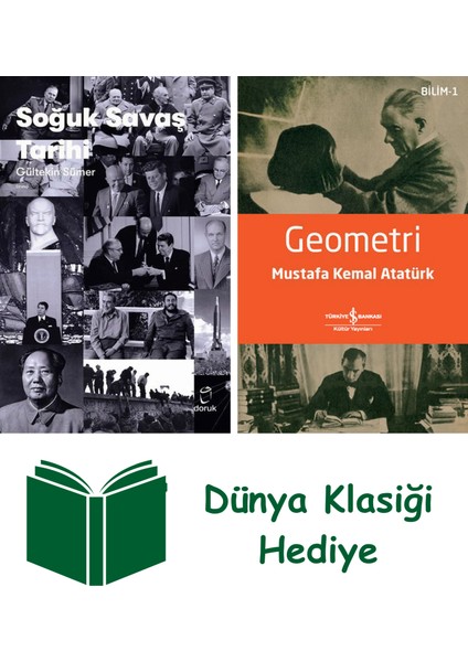 Soğuk Savaş Tarihi + Geometri + Dünya Klasiği Hediye