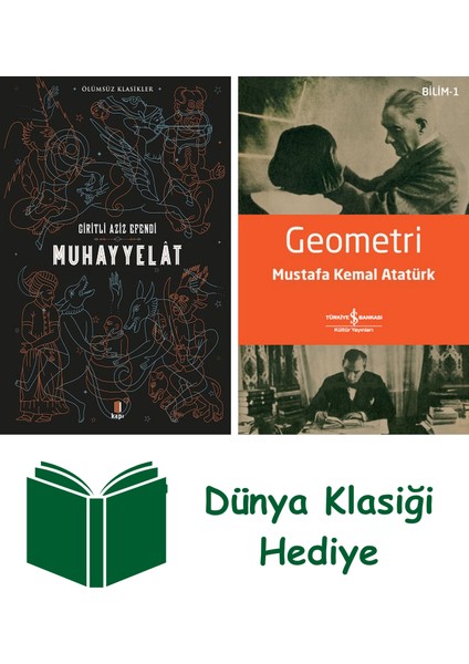 Muhayyelat + Geometri + Dünya Klasiği Hediye