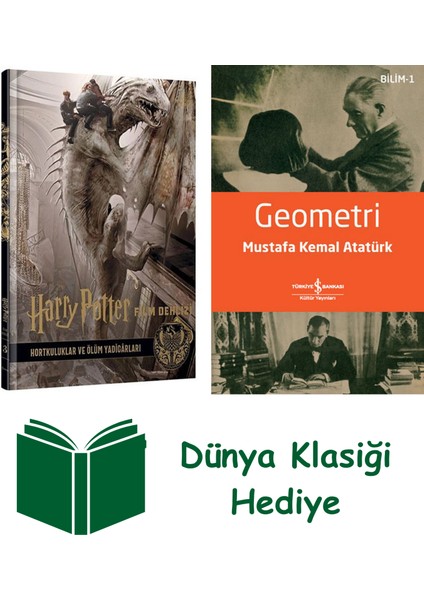 Harry Potter Film Dehlizi Kitap 3 - Hortkuluklar ve Ölüm Yadigarları (Ciltli) + Geometri + Dünya Klasiği Hediye