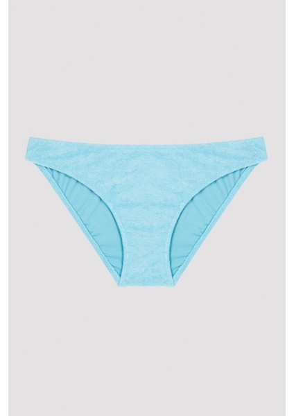 Deniz Mavisi Relax Slip Havlu Bikini Altı