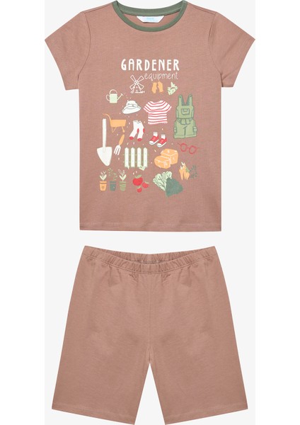 Erkek Çocuk Gardener Pamuklu Çok Renkli 2li Pijama Takımı