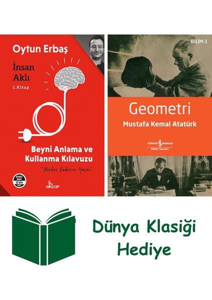 Insan Aklı + Geometri + Dünya Klasiği Hediye